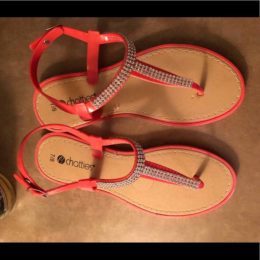 Jelly Rhinestone Sandals